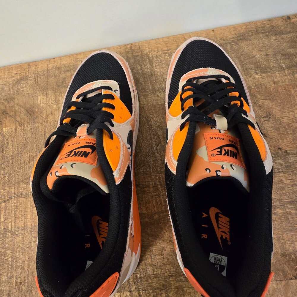 Nike Air Max 90 PRM Orange Camo Pack Men’s 13 NWOB - Picture 12 of 13